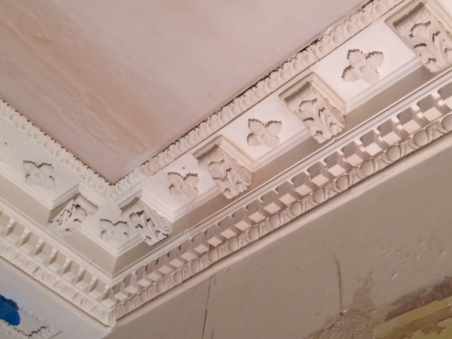 damaged cornice restoration work in Newton abbot