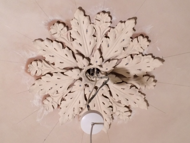 ceiling leaf centre restoration