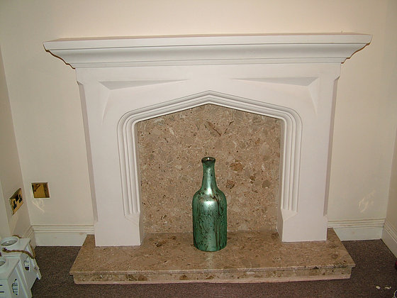 REAL STONE EFFECT FIREPLACE