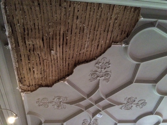ceiling plaster work restoration