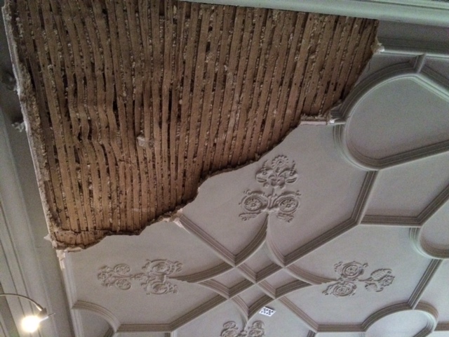 plaster ceiling reworking