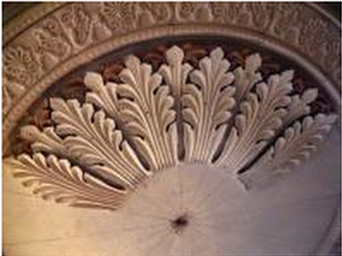 damaged ceiling decorative moulding restoration