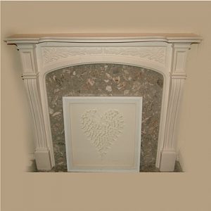 CARVED ACANTHUS FIREPLACE