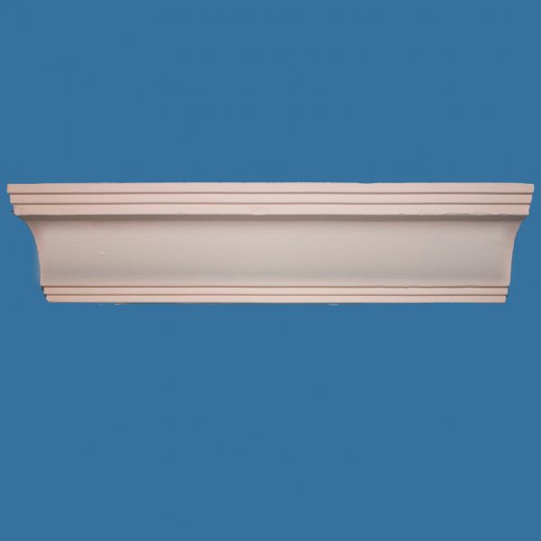 AB21 Small modern coving / cornice with detailed step top and bottom