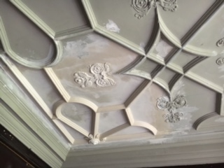 Newton House ceiling restoration