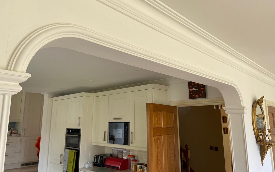 Braunton, Devon: Revisited Archway, Cornice and Ceiling Centre Project